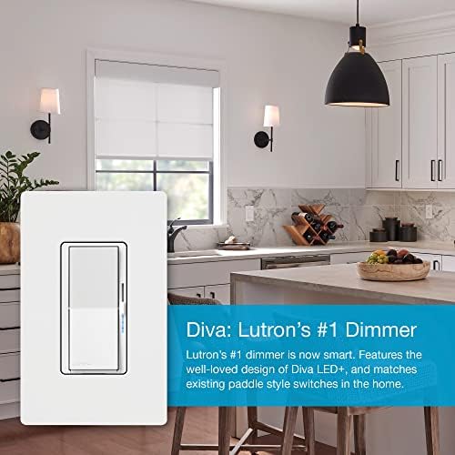 Lutron Caseta Diva Smart Dimmer Switch (Smart Hub Required), No Neutral Req - Image 3