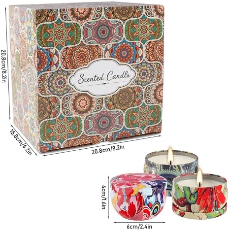 YOROXRG Scented Candles Gifts Set 36 Pack Soy Wax Travel Tin Jar Candles,Aromatherapy Candles for Home 2.5 OZ Scented Candles for Mom for Christmas, Birthday, Thanksgiving, Mother's Day,Valentine'sDay - Image 6