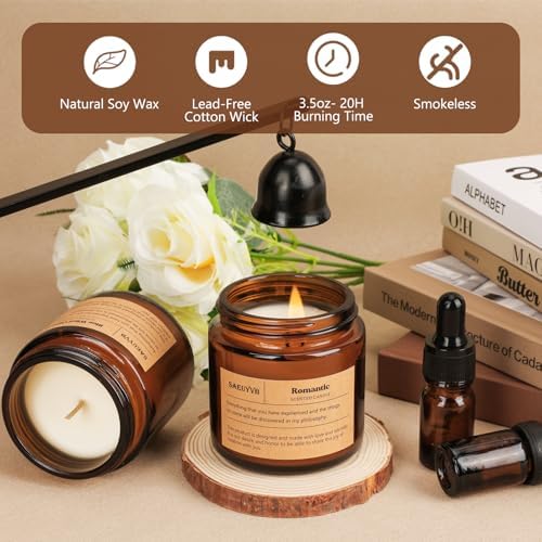 SAEUYVB 12 Pack Scented Candles Gift Set,Natural Soy Aromatherapy Candle - Image 3
