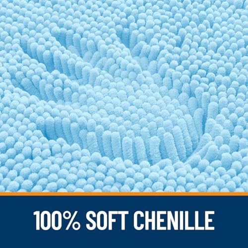 OLANLY Bathroom Rugs 36x24, Extra Soft Absorbent Chenille Bath Rugs - Image 3