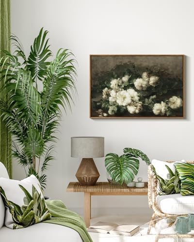 InSimSea Framed Canvas Wall Art, Vintage & Modern Farmhouse Decor, Large Wall Art for Living Room & Bedroom, French Country Wall Prints, 20"x30" - Image 2