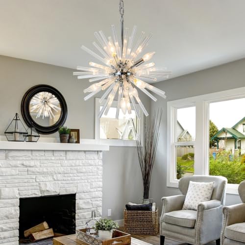 Vezzio Modern Sputnik Chandelier Light Fixtures - Image 6
