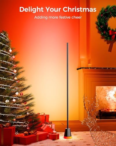 2 Pack Corner Floor Lamp, Smart RGB LED Corner Lamp with App and Remote Control, 172 LED Lighting and 16 Million Colors Changing Standing Lamps with Music Sync for Living Room, Bedroom, Gaming Room - Image 2