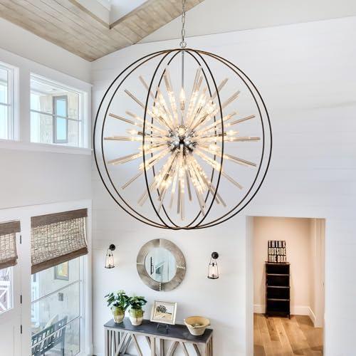 Vezzio Modern Extra Large Crystal Chandeliers for High Ceilings - Image 6