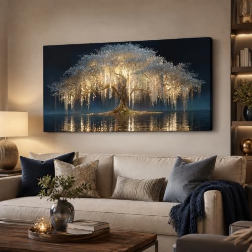 MBFKVFE Large Tree of Life Canvas Wall Art, 20x40 Inch by MBFKVFE