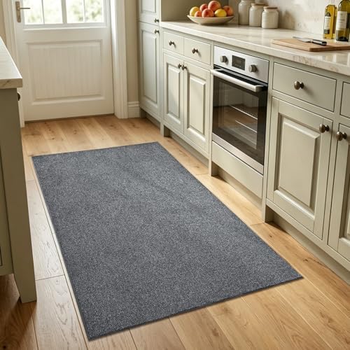 3x5 Black/White Area Rug Washable Non-Slip Soft Thin for Bedroom Kitchen - Image 2
