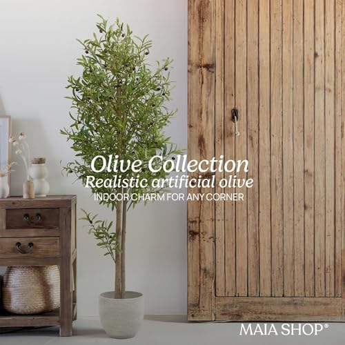 Maia Shop - Artificial Olive Tree - 6ft Indoor Faux Plant - Image 2