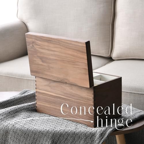 Beexchange Black Walnut Wooden Jewelry Box - Allwood, Handcrafted, Classic Jewelry Box. Jewelry boxes & organizers for Women, Men, and Girls.(Triple-Layer) - Image 4