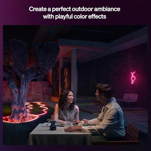 Philips Hue Neon Outdoor 16-Feet Multicolor LED Strip Light, 1-Pack - Image 2