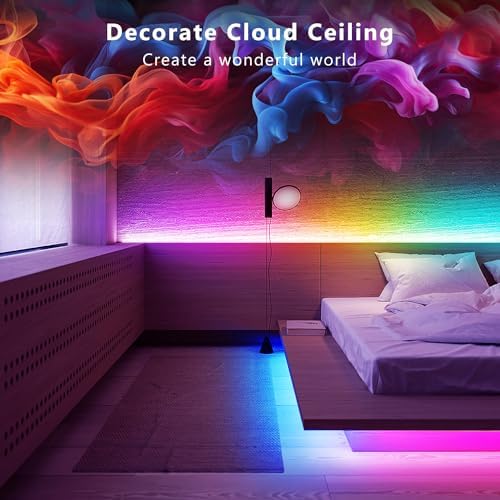 DAYBETTER Smart IC LED Strip Lights, BGRIC LED Lights for Bedroom 32.8 FT, DIY Multiple Colors on One Line, App Control Color Changing Strip Lighting Music Sync Home Decor(1 Roll) - Image 4