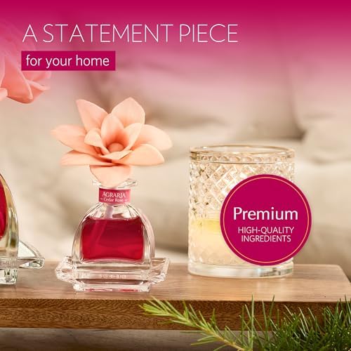 AGRARIA PetiteEssence Flower and Reed Diffuser Set, Hand Crafted Sola Flower Botanical Home Fragrance, Scented Oil Gift Set for All Occasions - Image 2