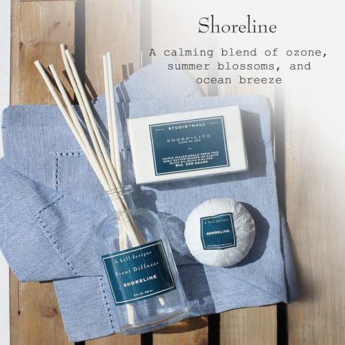 K. Hall Designs Shoreline Boxed Diffuser Kit, Calming Ocean-Inspired Scent - Image 6