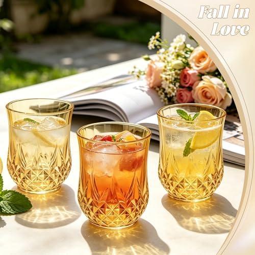 12 Pack Plastic Stemless Wine Glasses, 12oz Unbreakable Wine Cups - Image 5