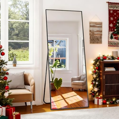 BEAUTYPEAK Full Length Mirror with Stand, 56"x21" Floor Mirror - Image 7