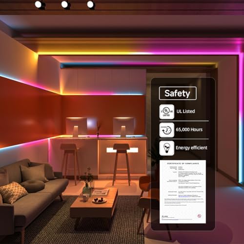 BTF-LIGHTING 16.4FT WS2811 Dual IC Chasing RGBCCT DC24V COB LED Strip Light - Image 2