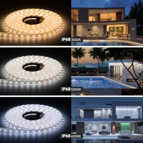 BTF-LIGHTING RGB+Cool White SK6812 LED Strip 16.4FT 300LED DC12V IP68 - Image 5