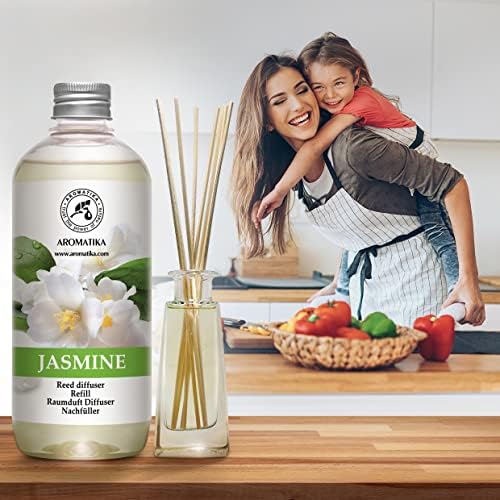 Jasmine Reed Diffuser Refill - 4x17 Fl Oz - Scented Reed Diffuser Refill - Home Fragrance - Air Freshener - Room Freshener - Floral & Long Lasting Scent - Aromatherapy - Image 5