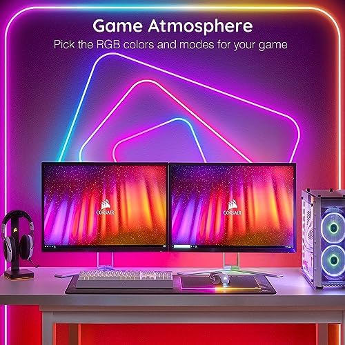 AILBTON 200Ft Neon Rope Lights,Flexible Led Rope Lights Control with App/Remote,Multiple Modes Music Sync Gaming RGB Led Neon Lights for Bedroom Outdoor - Image 5