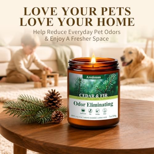 Odor Eliminating Candles for Home, 4-Pack, 28 oz Soy Scented Candle - Image 4