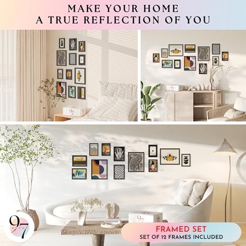 Eclectic Wall Art Prints Unframed, Mid Century Retro Decor for Home Bedroom - Image 4
