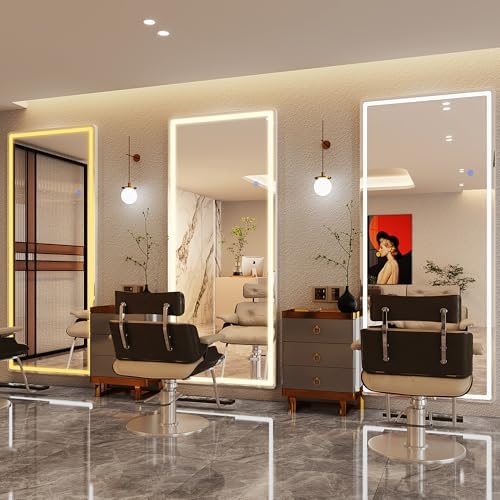 Antok 56"x20" LED Full Length Mirror, Lighted Floor Mirror, Rect - Image 6
