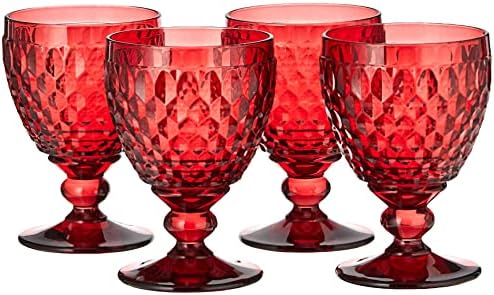 Villeroy & Boch Boston Colored Red Wine Glass, Crystal Glass, Made in Germany, 6.75 oz Capacity, Red - Image 2