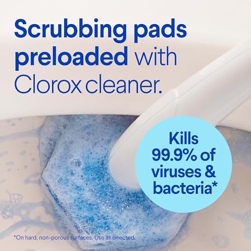 Clorox ToiletWand Toilet Cleaning Kit, 1 Starter Kit with 16 Refill Heads - Image 2