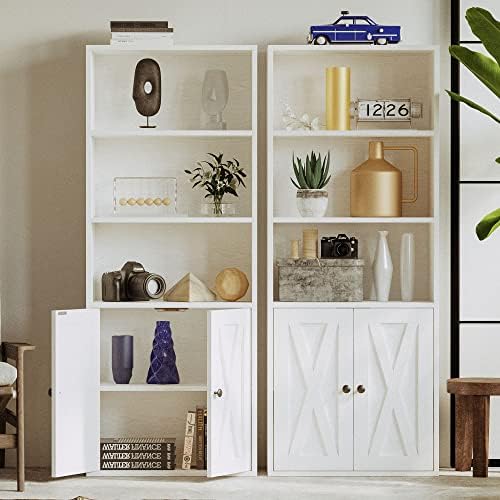 IRONCK Industrial Bookshelves and Bookcases with Doors and Shelves - Image 2