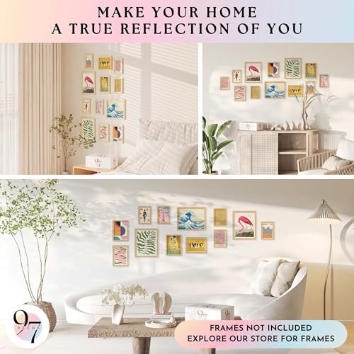 97 Decor Artsy Eclectic Wall Art, 12 Pcs Maximalist Posters, Unframed - Image 4
