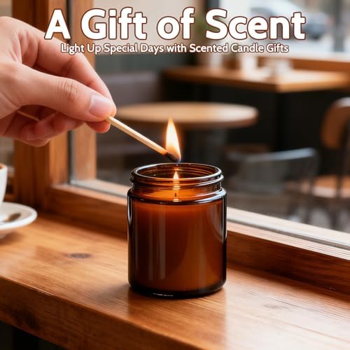 24 Pack 6 oz Eucalyptus Mint Scented Soy Candles, Bulk Glass Jar Aromatherapy Candles, Long Lasting Soy Wax Candles for Home, Wedding, Party & Stress Relief - Image 4