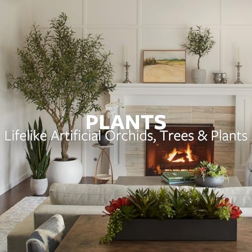 CG Hunter, Faux Phalaenopsis White Orchid Plant, Set of 2, 22 in, White - Image 5