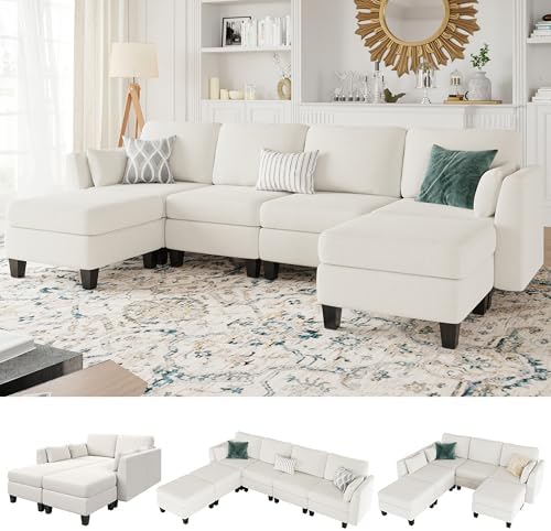 Modular Sectional Sofa 6 Seaters Modular Sleeper Sofa Couch by Unknown