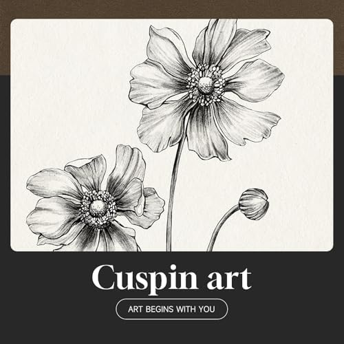 Framed Black and White Floral Wall Art for Living Room, 4 Piece 12x16 In - Image 5