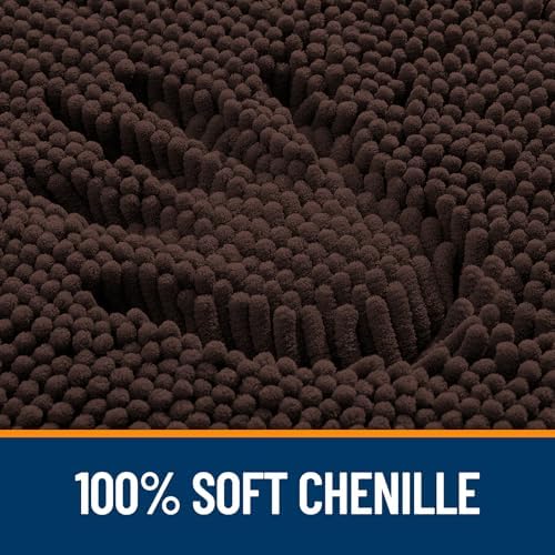 OLANLY Large Bathroom Rugs 50x30, Extra Soft Absorbent Chenille Bath Rugs - Image 3