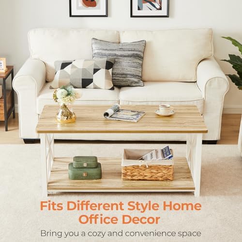 GreenForest 39 inch Coffee Table with Round Corner - Image 6