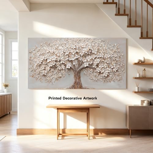 Canvas Wall Art Decor Prints Oversized Wall Art Pictures for Living Room Large Modern Tree of Life Wall Art Decor Prints Artwork for Walls Bedroom Office Decor 35" X 70" Printed Decorative Painting - Image 3