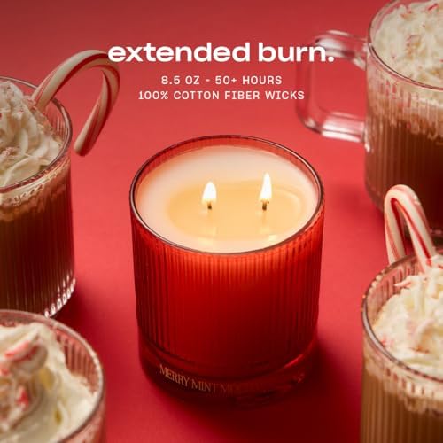 Half Baked Merry Mint Mocha Candle by Snif, 8.5 oz - Image 3