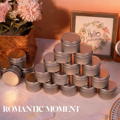 50 Pcs 2 Oz Mini Lavender Scented Soy Candle Set,Wedding Favors for Guests Bulk 50,The Quantity of Multiple Sets Meets Your Needs for Wedding and Party Gifts and Party Favors. - Image 4
