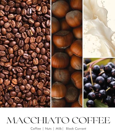 AOOVOO Macchiato Coffee Scented Candles for Women - Aromatherapy Candle with Crystals Inside, 10oz, 60H Burning Time, Soy Candles for Home Scented, Birthday Gifts Valentines Day Candle for Women Mom - Image 4