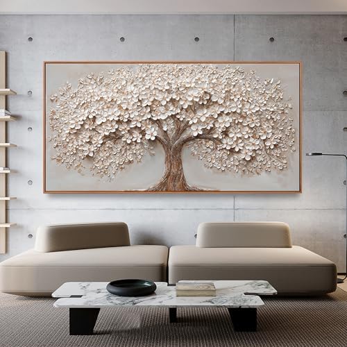 Canvas Wall Art Decor Prints Oversized Wall Art Pictures for Living Room Modern Large Tree of Life Wall Art Prints Framed Artwork for Walls Bedroom Office Decor 29" X 58"Printed Decorative Painting - Image 6