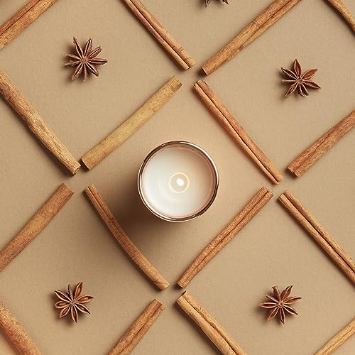 Thymes Scented Candles for Home Decor - Luxury Home Fragrance Gifts for Women & Men - Fall Candles with Warm Notes of Apple, Clove, & Cardamom - Rose Gold Votive (Simmered Cider, 2 oz) - Image 2