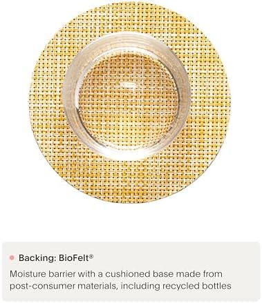 Chilewich Mini Basketweave Coasters Set of 4 - Image 3