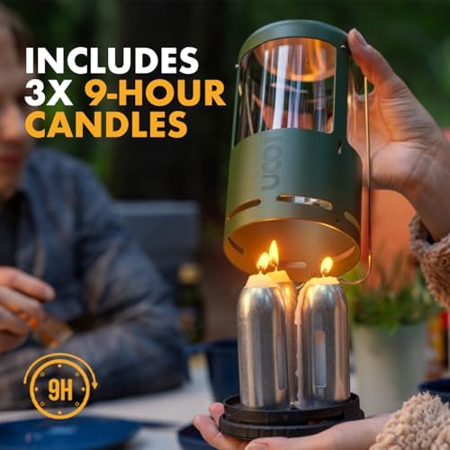 UCO Candlelier Candle Lantern, Candle Lanterns for Real Candles, Perfect Outdoor Gear for Camping or for Power Outages, Includes 3 Long Burning Candles - Image 4