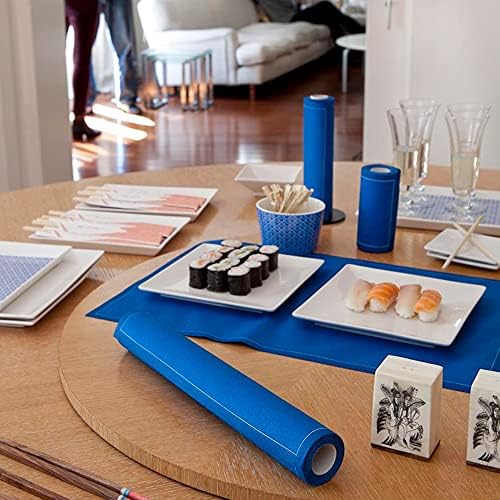 Cotton Cocktail Napkin - 4.3 x 4.3 in - 50 units per roll - Royal Blue - Image 4
