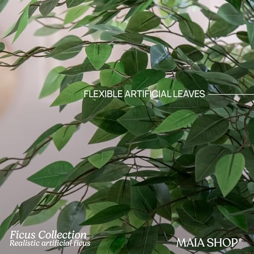 Maia Shop - Artificial Ficus Tree - 5 ft Indoor Plant - Image 4