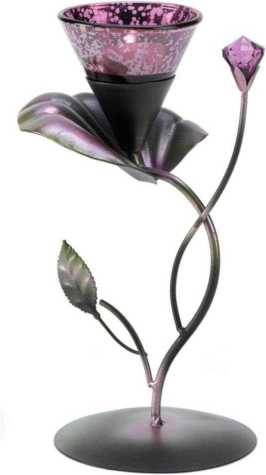 Gifts & Decor Lilac Lily Pad Tealight Candleholder Centerpiece Stand - Image 4