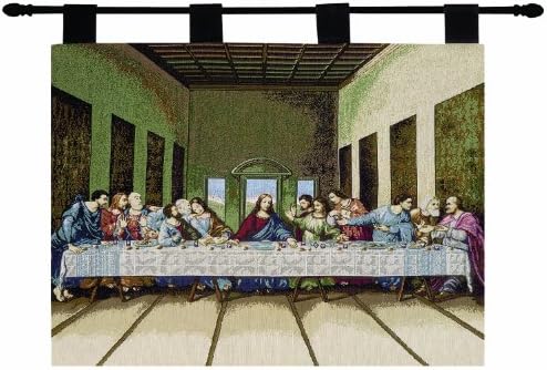 Manual Inspirational Collection Wall Hanging and Finial Rod, Last Supper, 36 X 26-Inch by Manual+Woodworker