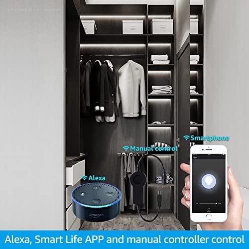 TORCHSTAR 4pcs 12 Inch Voice Control Smart LED Safe Lighting Kit, 5000K - Image 2