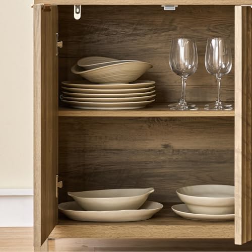 OAKHAM HOME Buffet Cabinet 56" Golden Oak - Image 2