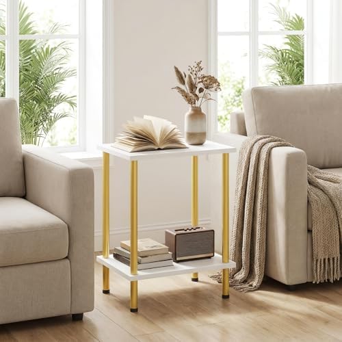HOOBRO End Table, Small Side Table, Nightstand for Small Spaces - Image 2